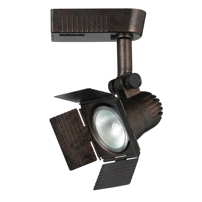 12V, Mr-16, 50W Max. Track Head - Rust