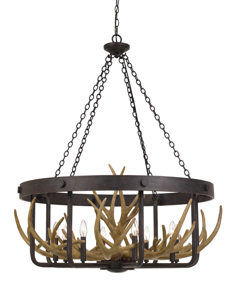 Angelo - 42.75" Height Resin and Metal Fixture - Iron