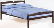 Bed Night & Day Furniture Sesame Full Size Wood Bed Dark Chocolate
