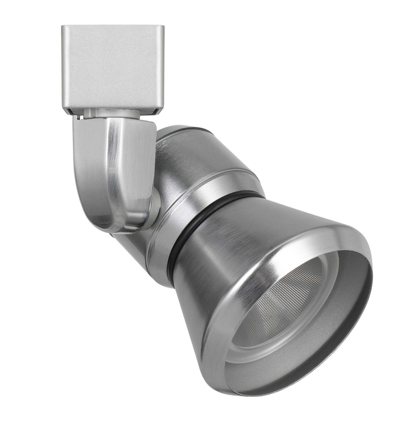 6.25" Height Metal Track Head - Brushed Steel - Metal
