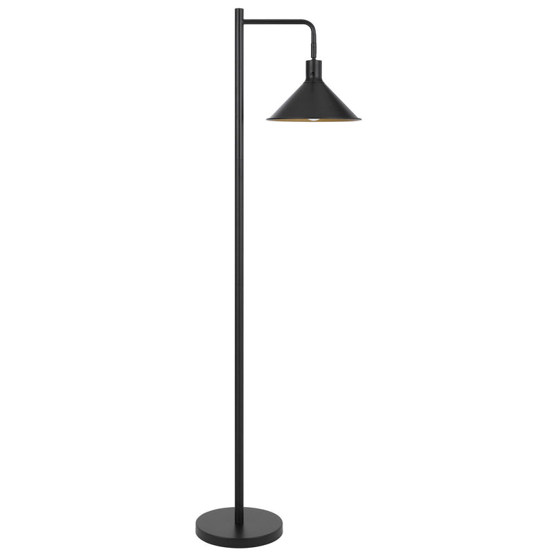 Campana - Metal Floor Lamp With Shade - Black