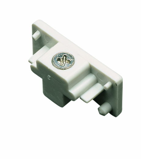 0.5" Height Dead End Cap - White