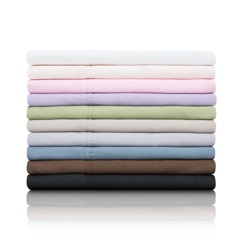 Brushed Microfiber - Short Queen Bed Sheet - White