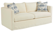 Sofa Four Seasons Maddox 37 Inch Deep Two Seat Slipcovered Sofa
