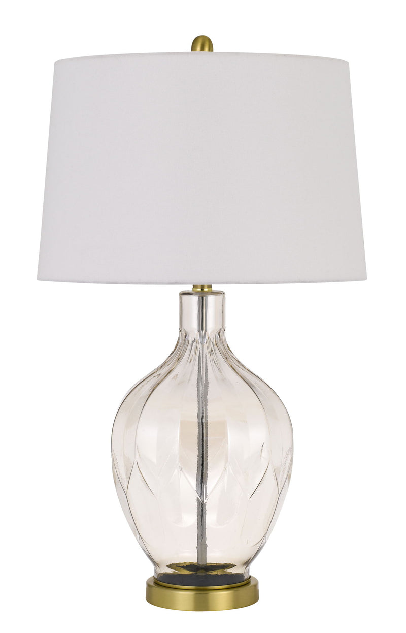 Bancroft - Table Lamp - Clear & Antique Brass