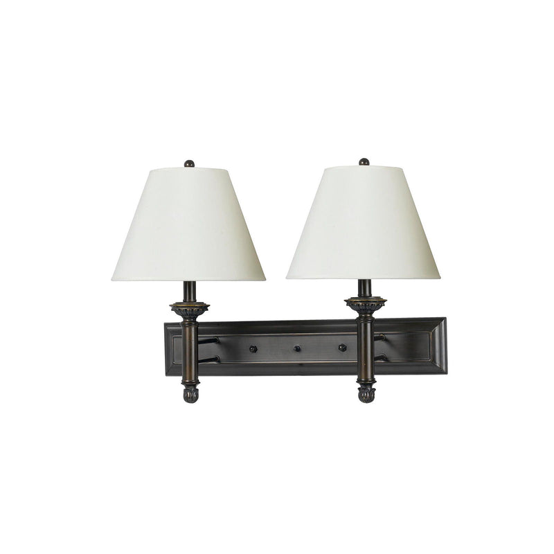 Hotel - 19.5" Height Metal Wall Lamp - Antique Bronze