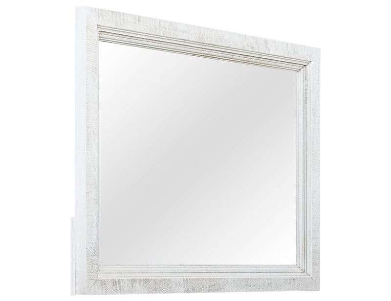 Stoa - Mirror - White / Brown