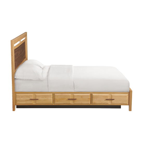 Addison - King Panel Storage Bed - Natural