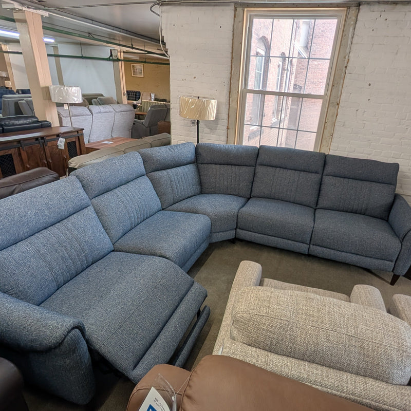Blue Sectional by Warehouse M