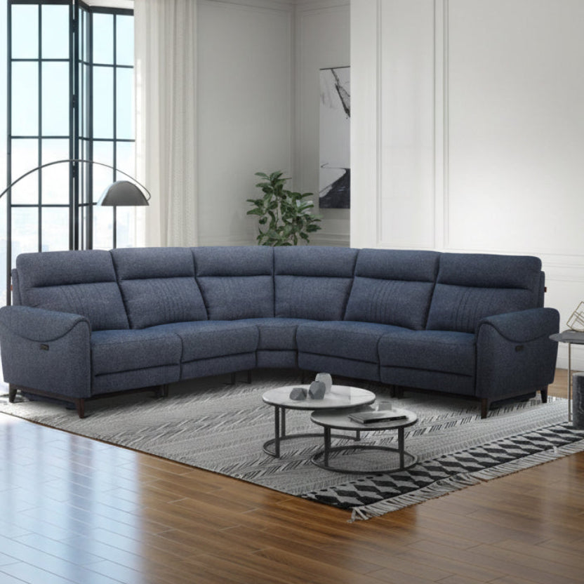 Blue Sectional by Warehouse M