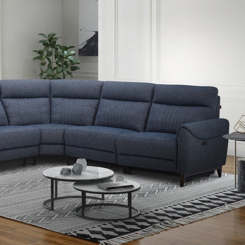 Blue Sectional by Warehouse M