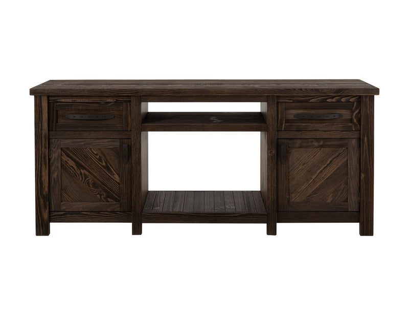 Dutton - Electric Fireplace - Rookwood Brown