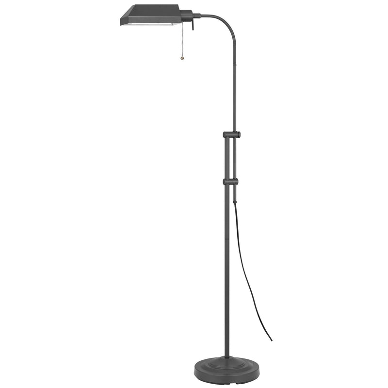 Pharmacy - 100W Floor Lamp With Adjustable Pole - Black