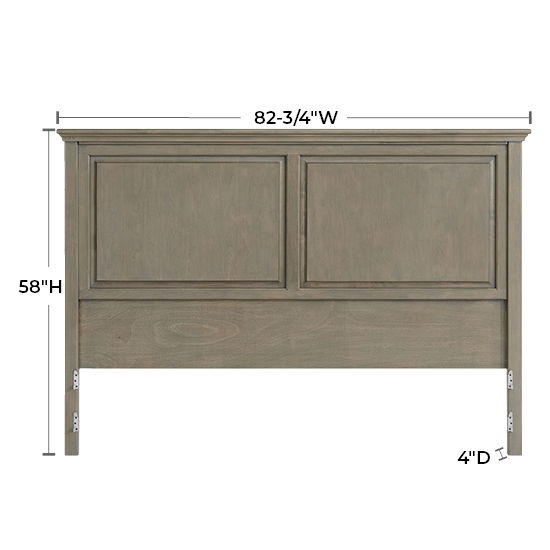 McKenzie - King Premier Headboard - Fieldstone