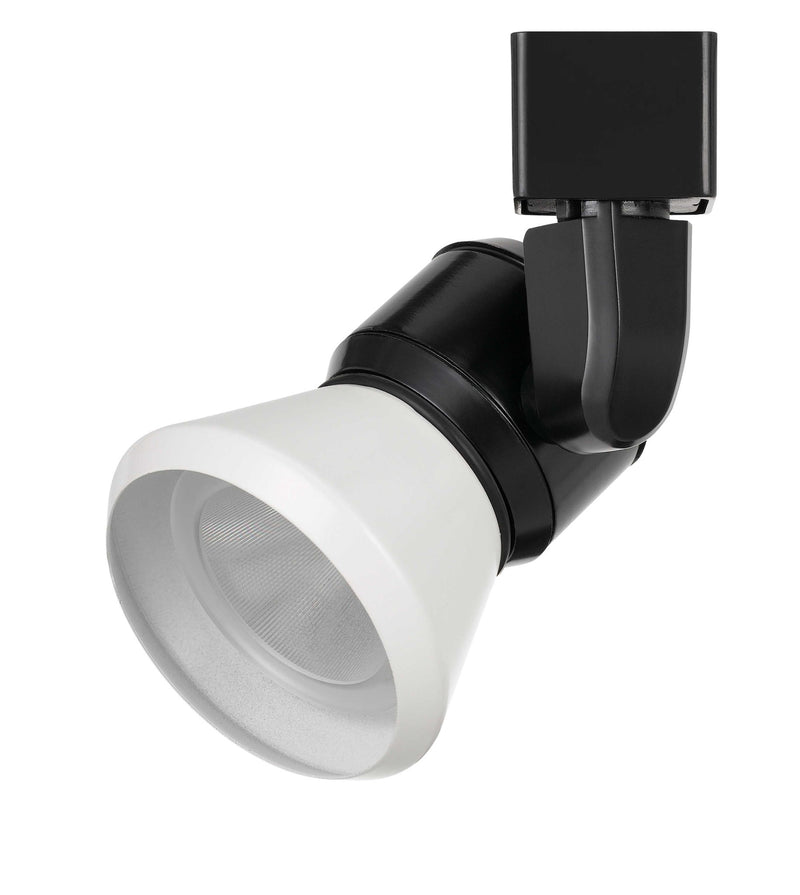 6.25" Height Metal Track Head - Black & White - Metal