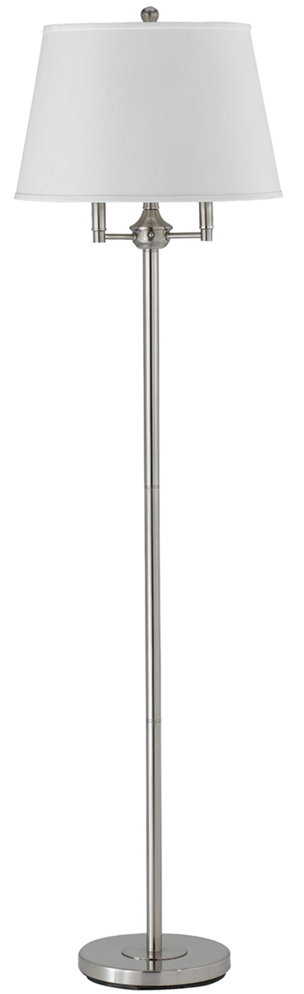 Andros - 62" Height Metal Floor Lamp - Brushed Steel