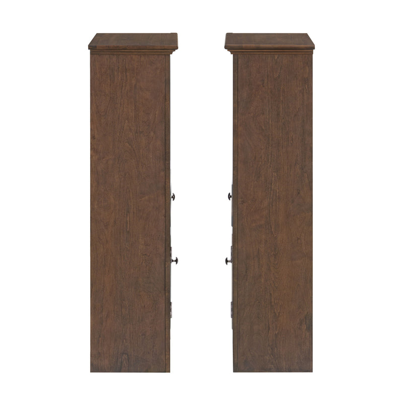 McKenzie - Bookcase Piers (Set of 2) - Java