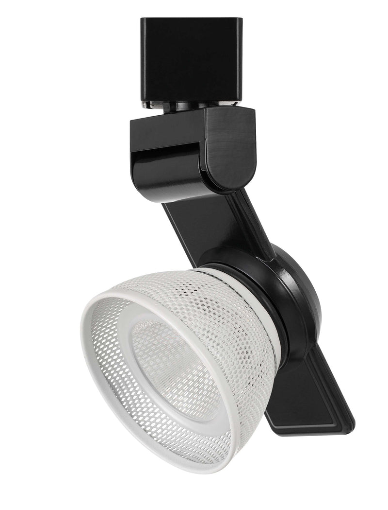 6" Height Metal Track Head - Black & White - Mesh