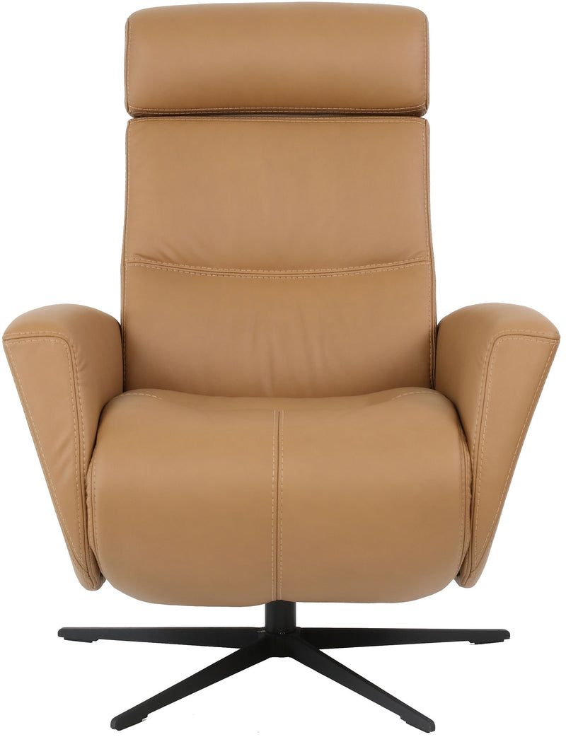 Fjords Magnus Large Dual Motion Leather Swivel Recliner Chair – alternate view 2