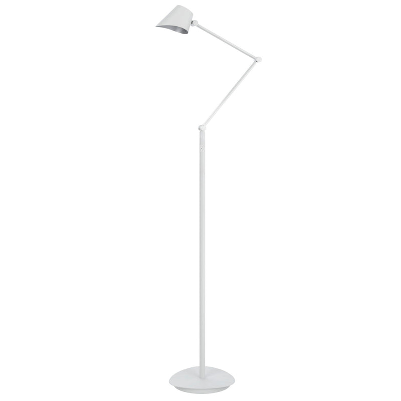 Polarline - 41-66" Height Metal Floor Lamp - Sand White