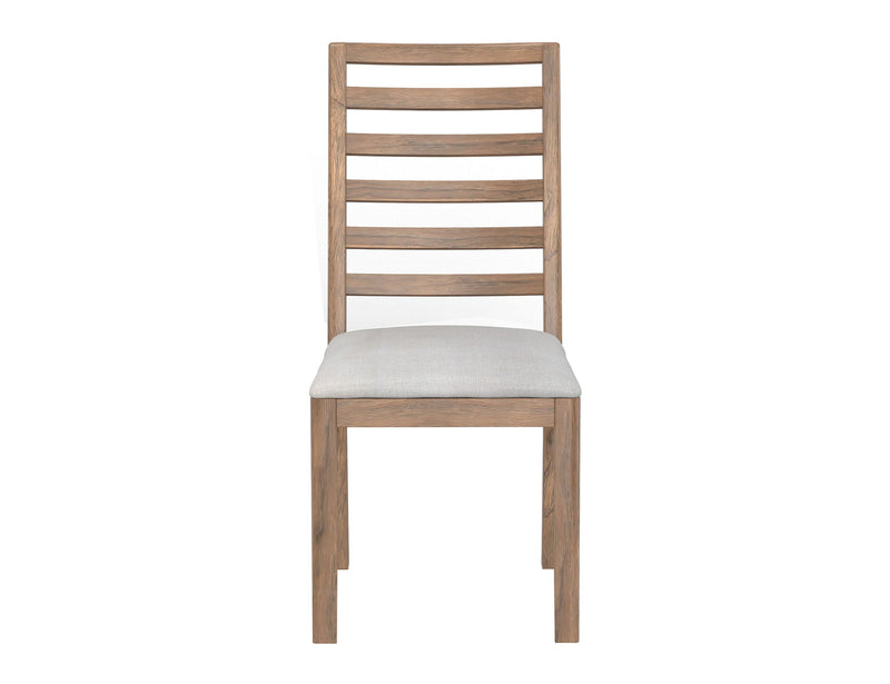 Balam - Chair (Set of 2) - Light Brown / Light Gray