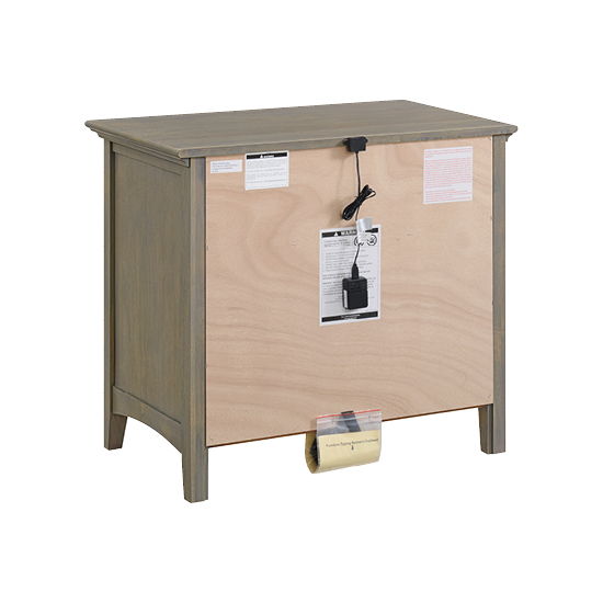 McKenzie - 4-Drawer Nightstand - Fieldstone