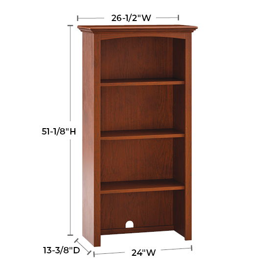 McKenzie - 26.5" W Hutch - Glazed Antique Cherry