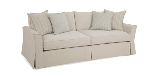 Sofa Four Seasons Devin Custom Slipcovered Sofa With Performance Fabric