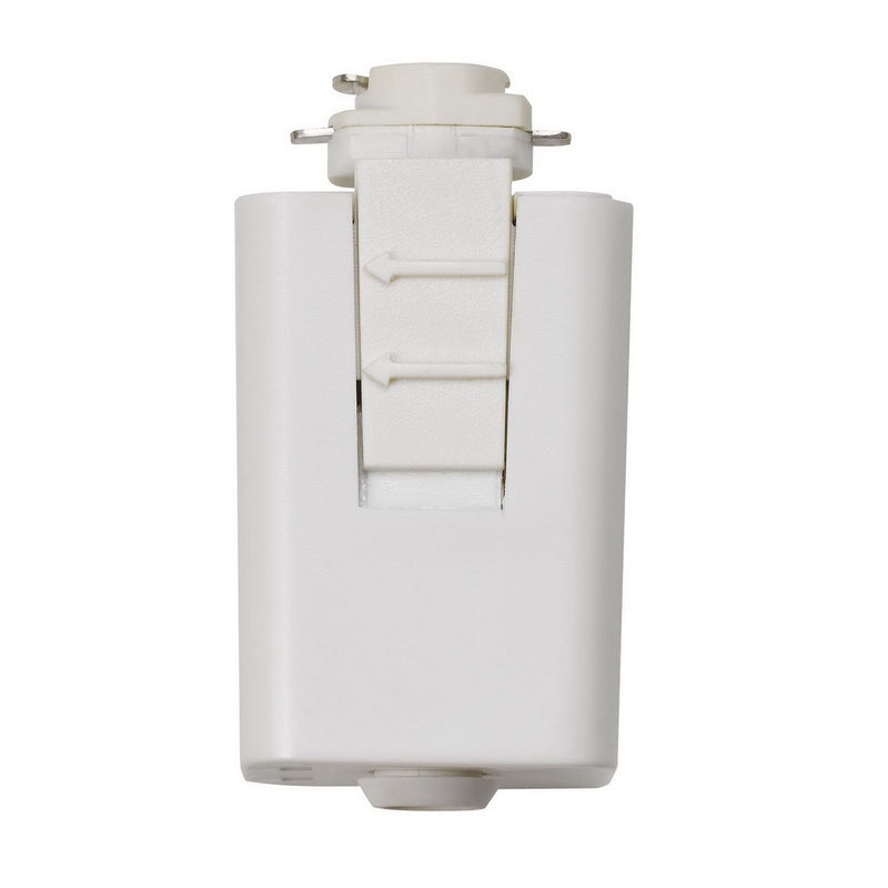 Line Voltage Pendant Track Adopter For Ht Track System - White
