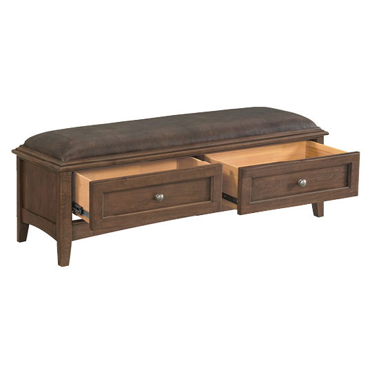 McKenzie - 2-Drawer Bench - Java