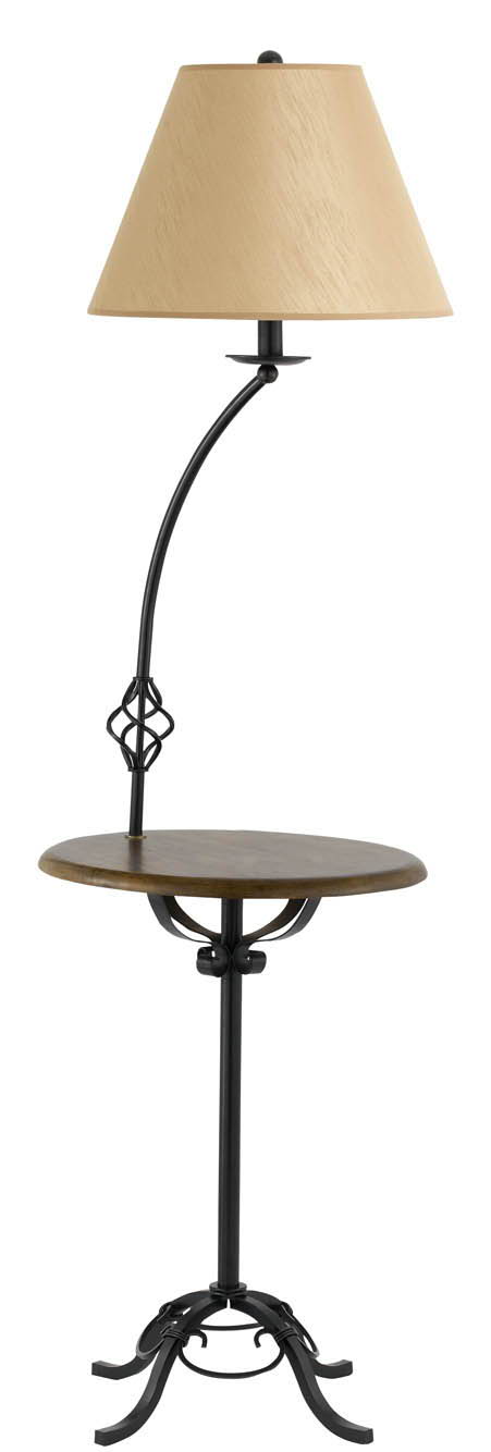 Iron - 61.5" Height Iron Floor Lamp - Cherry