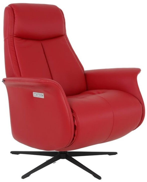 Fjords Jakob Medium Motorized Dual Motor Leather Swivel Relaxer Recliner – alternate view 3