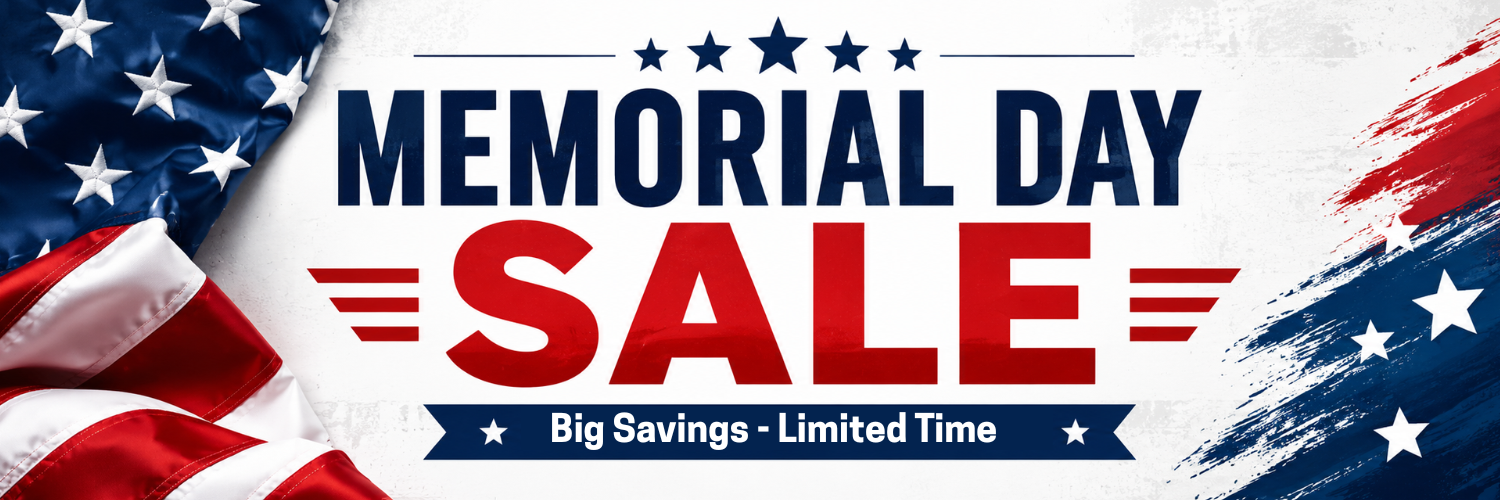 Memorial Day Sale Banner: 15% Off all Furniture and Mattresses at Emerson's Furniture in Brattleboro, VT