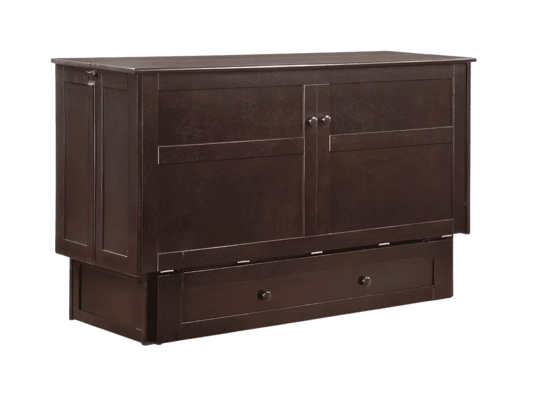 Night & Day Clover Queen Murphy Cabinet Bed with Mattress