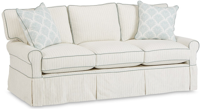 Four Seasons Crissy 3-Seat Customizable Slipcovered Fabric Sofa