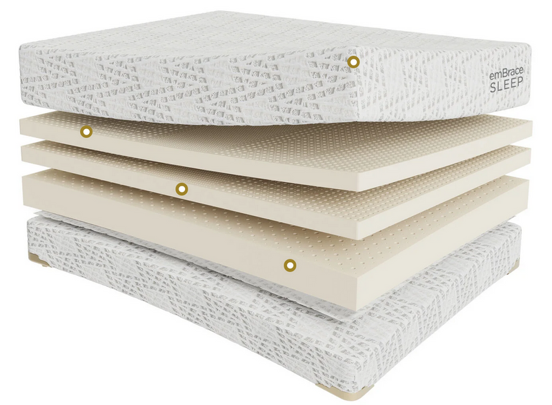 emBrace SLEEP Latex Luxury Firm Mattress