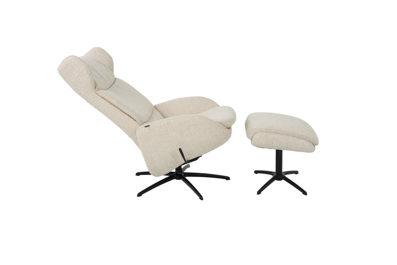 Fjords Stella Swivel Recliner and Ottoman