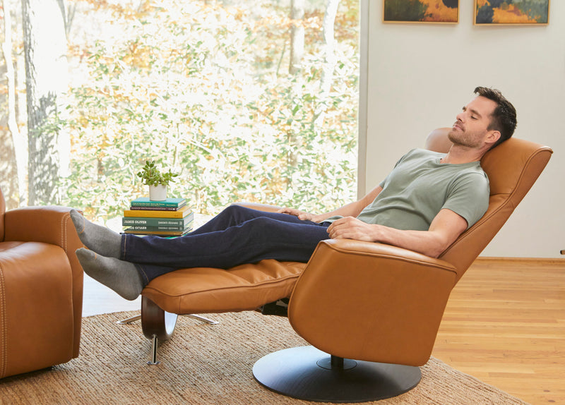 Fjords Oskar Swing Relaxer Zero Gravity Motorized Recliner Chair