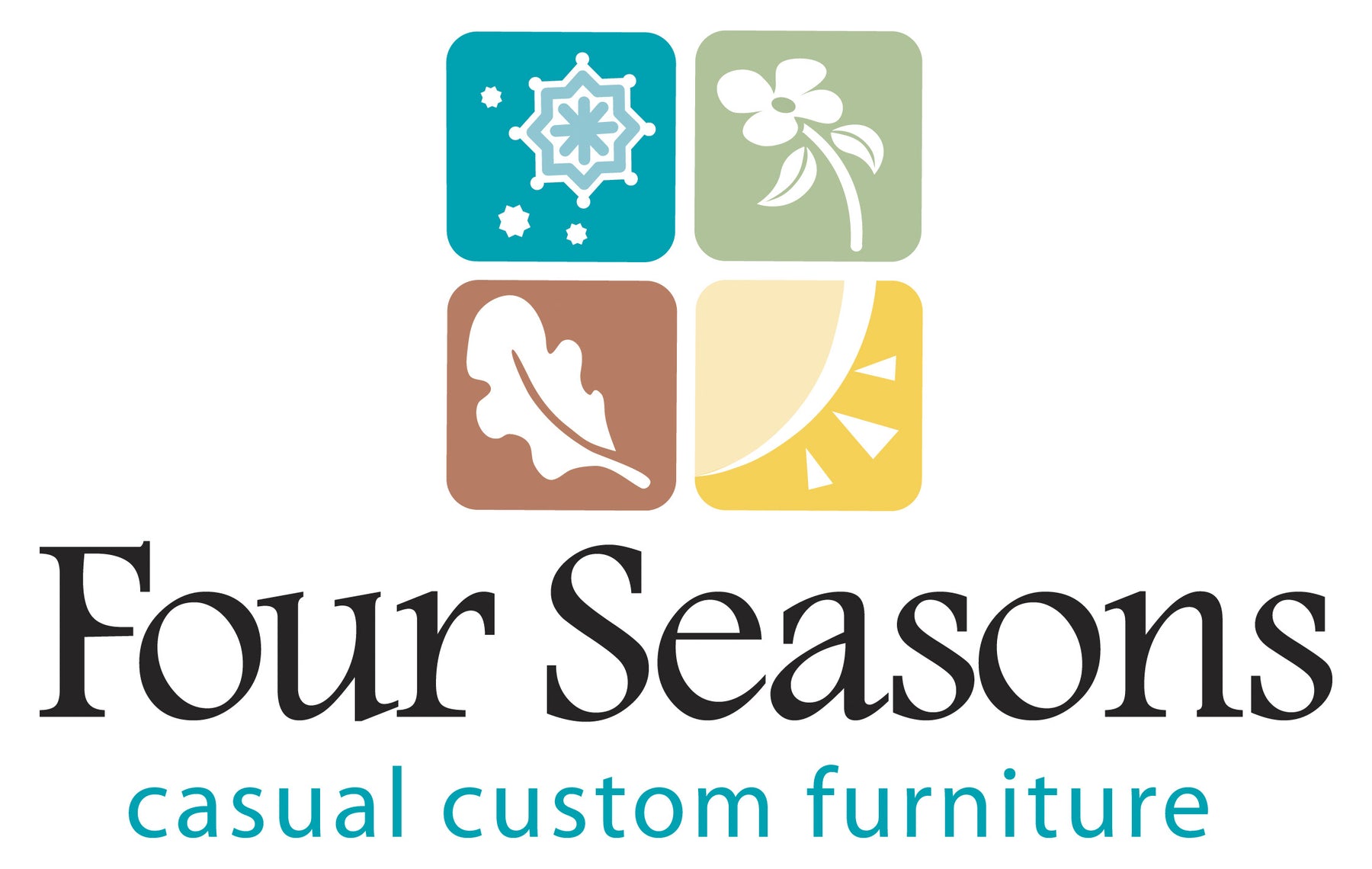 Four Seasons slipcover sofa in a comfortable living room