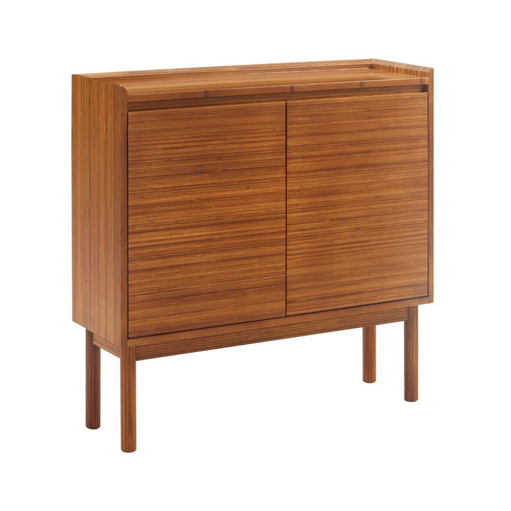 Greenington Mira Console in Amber Finish Solid Bamboo Sideboard
