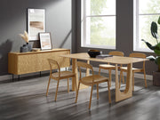 Greenington Hanna Console in Wheat Finish Solid Bamboo Sideboard