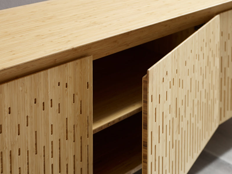Greenington Hanna Console in Wheat Finish Solid Bamboo Sideboard