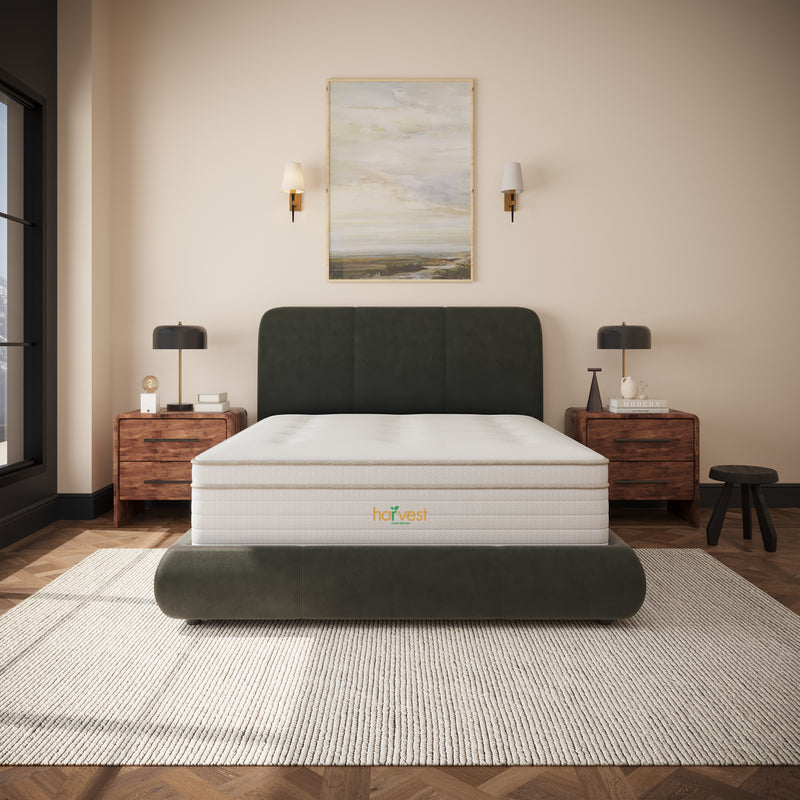 Harvest Green Pillow Top Organic Mattress