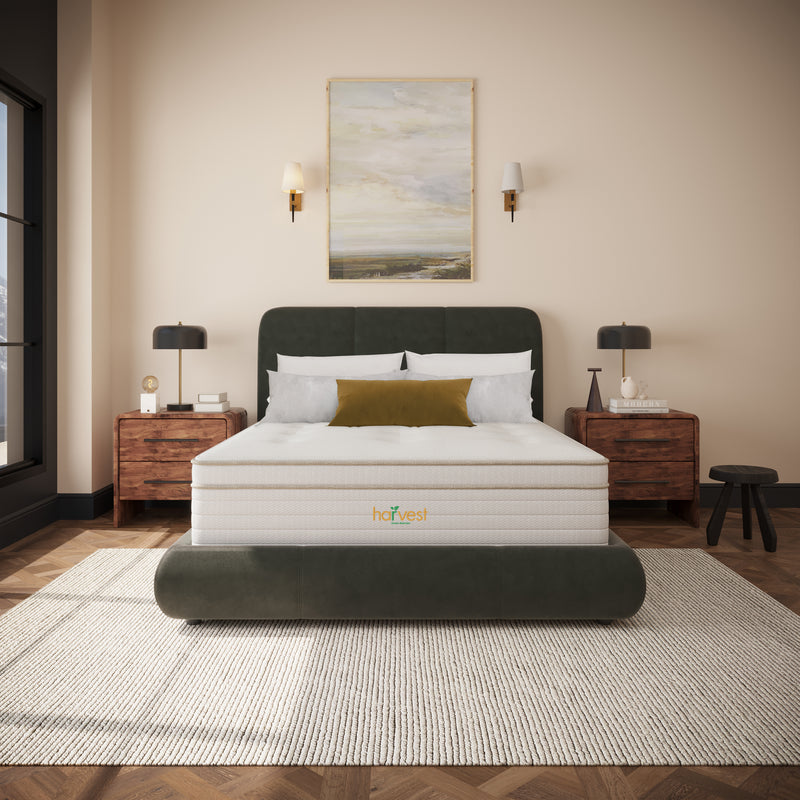 Harvest Green Pillow Top Organic Mattress