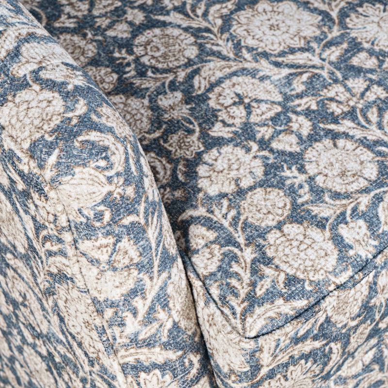 Jofran Lottie Swivel Chair Floral Upholstered Accent Chair