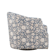 Jofran Lottie Swivel Chair Floral Upholstered Accent Chair