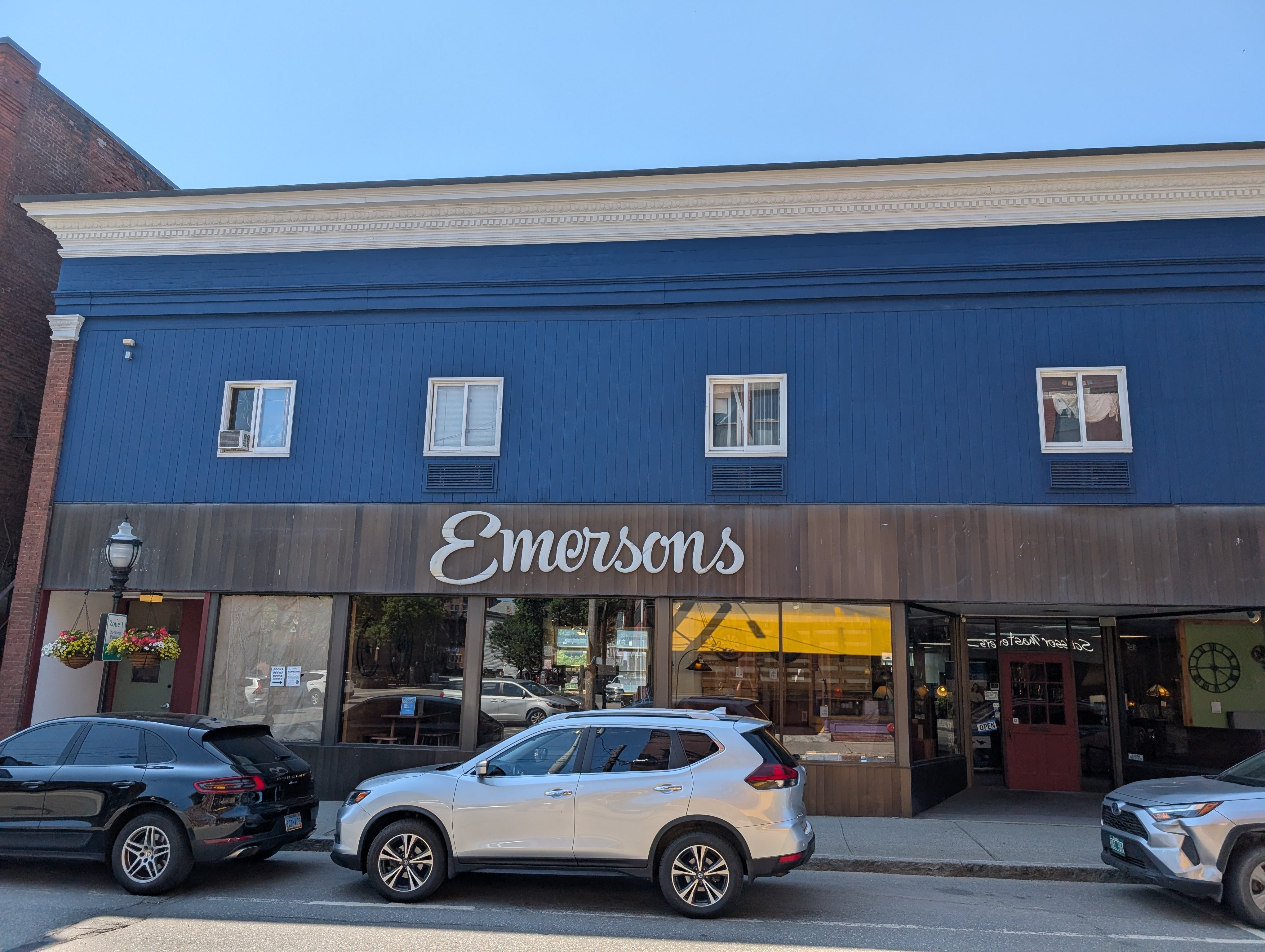 Shows image of designer Natali with nature backdrop.