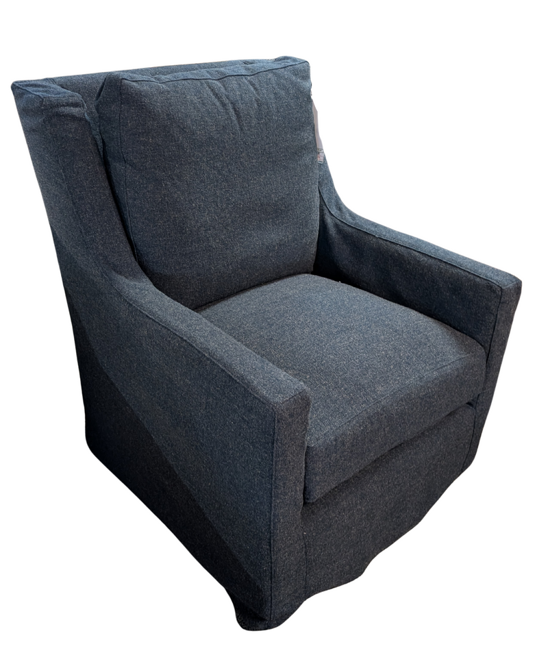Four Seasons Lainey Slipcovered Swivel Glider Accent Chair