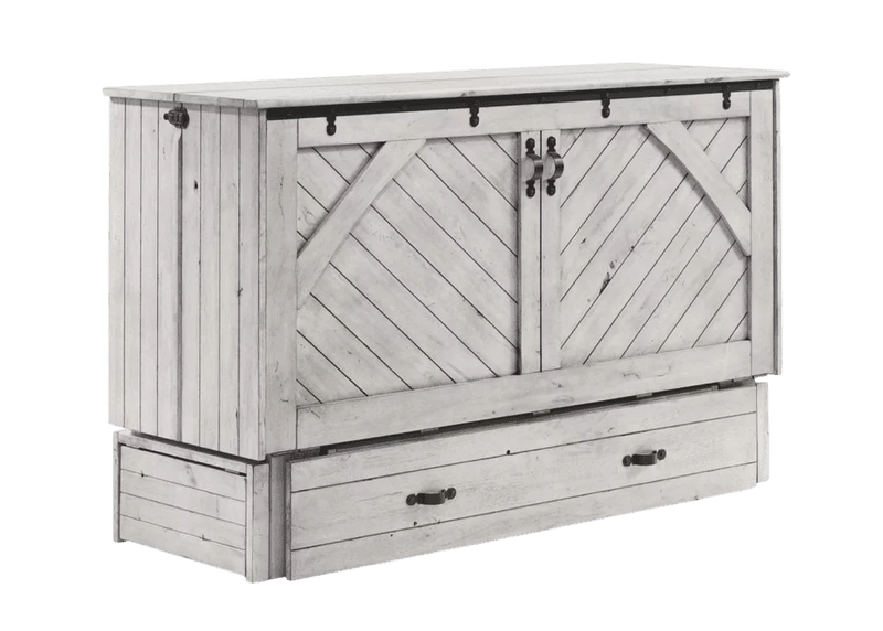 Night & Day Furniture Ranchero Murphy Cabinet Bed with Memory Foam Mattress