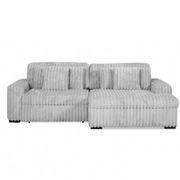 Power Slide Presley Fog Sectional By Warehouse M
